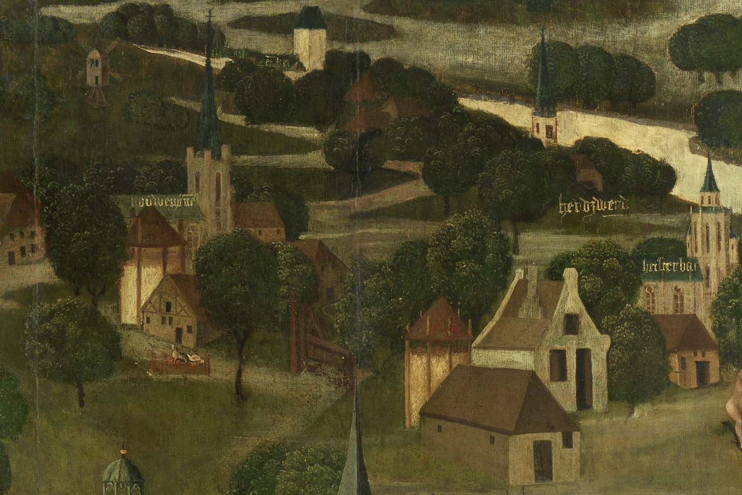 Elisabethsvloed (1421) met Dordrecht en jooibergen (ca. 1490-95